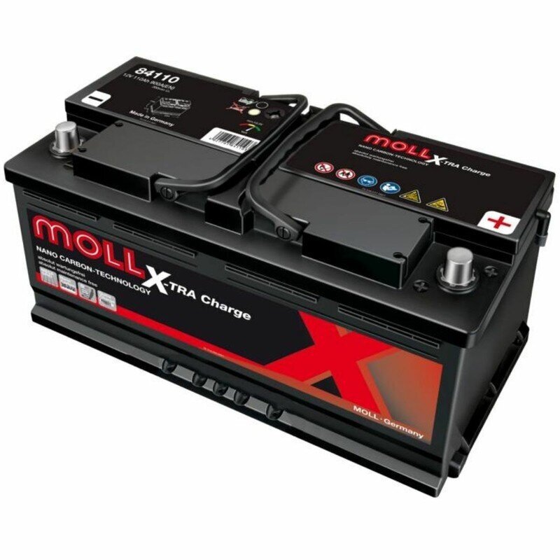 MOLL X-Tra Charge 110AH 900A akumulators cena un informācija | Akumulatori | 220.lv