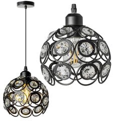 Piekaramā lampa Crystal Ball, Black цена и информация | Люстры | 220.lv