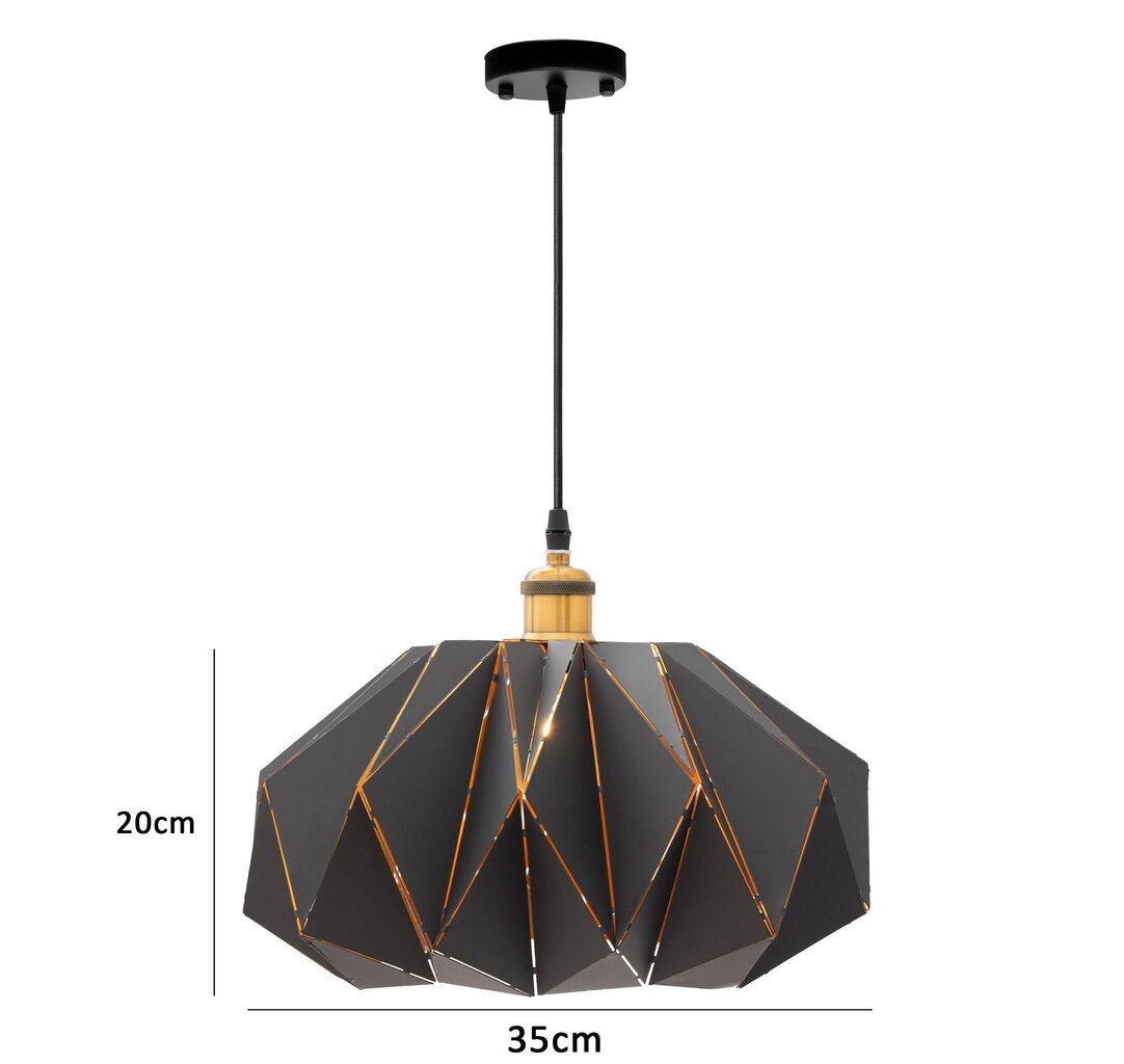 Piekaramā lampa Origami, 35 cm, White cena un informācija | Piekaramās lampas | 220.lv