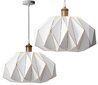 Piekaramā lampa Origami, 35 cm, White cena un informācija | Piekaramās lampas | 220.lv