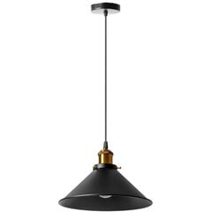 Griestu lampa Porto, Black cena un informācija | Lustras | 220.lv