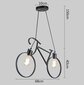 Piekaramā lampa Bike цена и информация | Lustras | 220.lv