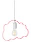 Bērnu piekaramā lampa Cloud, Pink cena un informācija | Lampas bērnu istabai | 220.lv