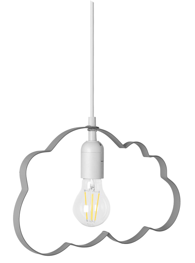 Bērnu piekaramā lampa Cloud, Grey cena un informācija | Lampas bērnu istabai | 220.lv