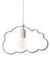 Bērnu piekaramā lampa Cloud, Grey cena un informācija | Lampas bērnu istabai | 220.lv