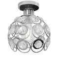 Griestu lampa Crystal Ball, Silver