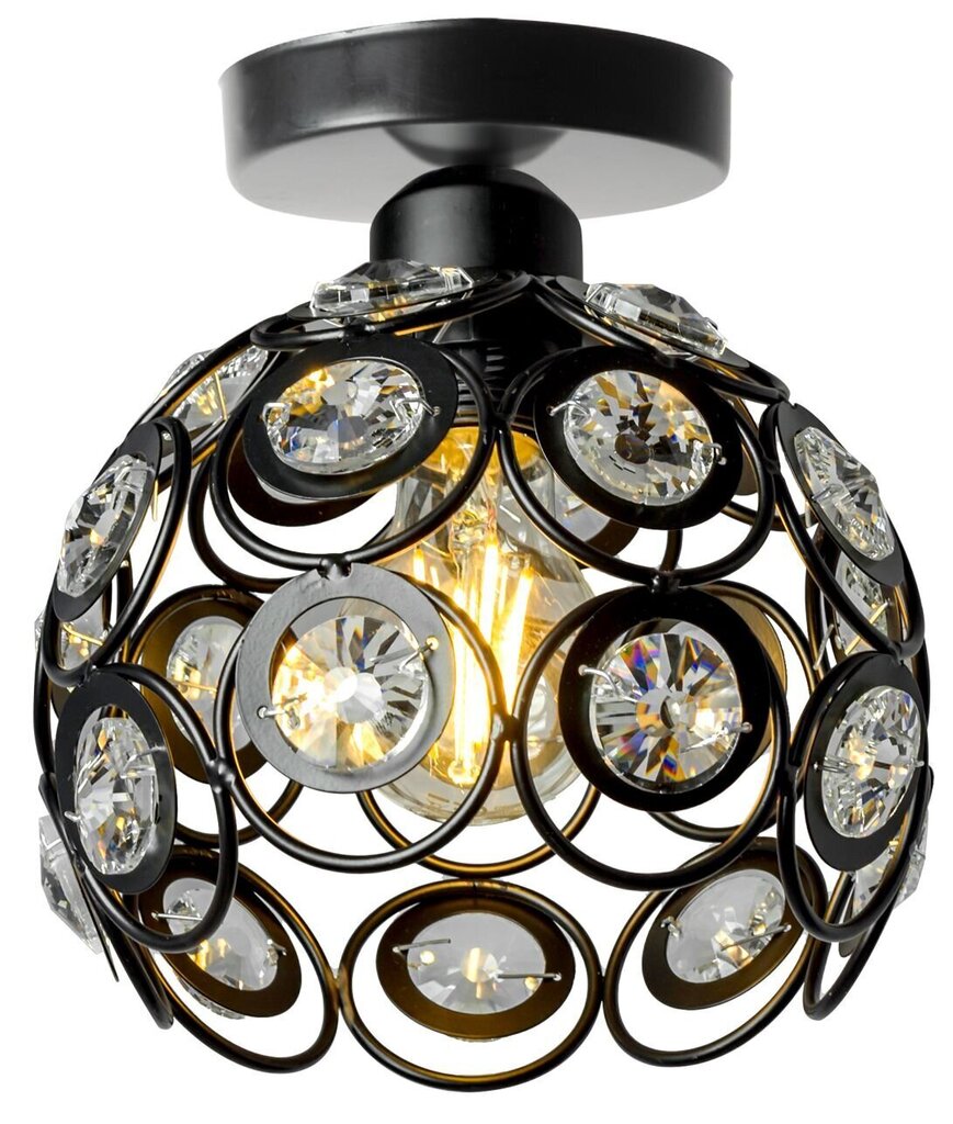 Griestu lampa Crystal Ball, Black cena un informācija | Griestu lampas | 220.lv