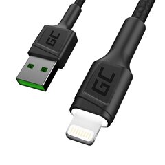 Green Cell KABGC05, USB - Lightning, 1.2m цена и информация | Кабели для телефонов | 220.lv