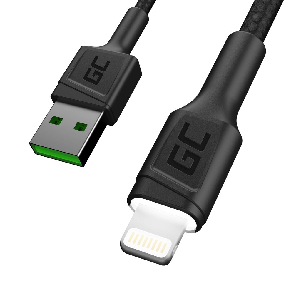 Green Cell KABGC05, USB - Lightning, 1.2m cena un informācija | Savienotājkabeļi | 220.lv