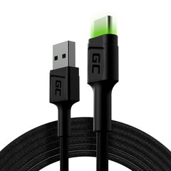 Green Cell KABGC13, USB - USB-C, 2 м цена и информация | Кабели для телефонов | 220.lv