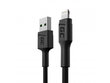 Green Cell kabelis GC Powerstream USB -A - zibens 30 cm ātras uzlādes Apple 2.4A cena un informācija | Savienotājkabeļi | 220.lv