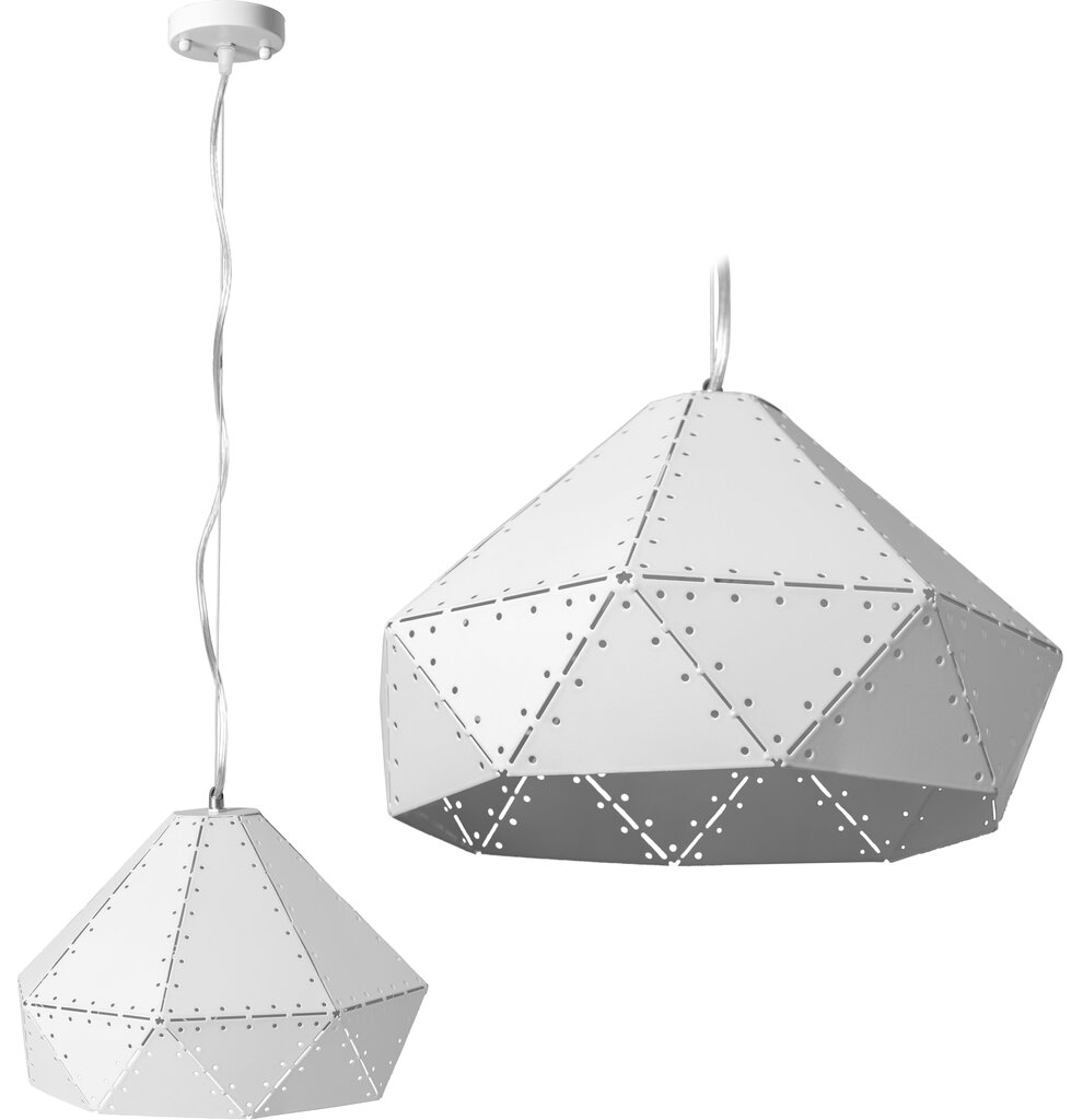 Piekaramā lampa Industrial Yurt, White cena un informācija | Lustras | 220.lv