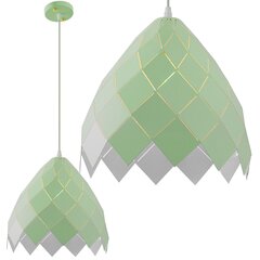 Piekaramā lampa CrissCross, Green cena un informācija | Lustras | 220.lv