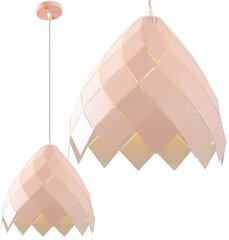 Piekaramā lampa CrissCross, Pink cena un informācija | Lustras | 220.lv