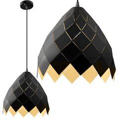 Piekaramā lampa CrissCross, Black cena un informācija | Lustras | 220.lv