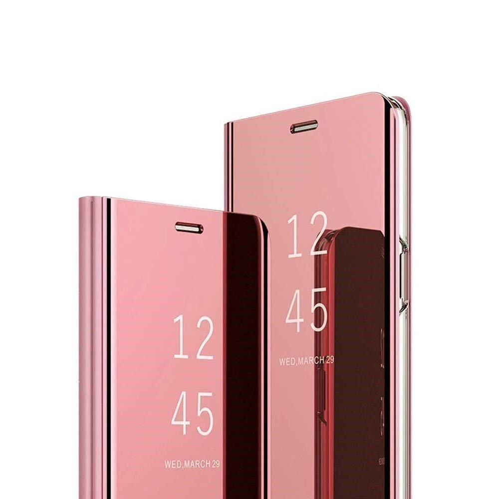 Mocco Clear View Cover Case For Samsung Galaxy A42 5G Pink цена и информация | Telefonu vāciņi, maciņi | 220.lv