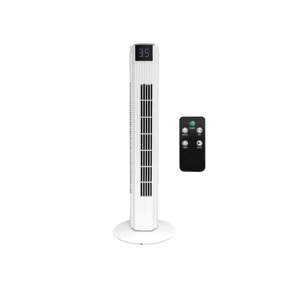 LTC LXWT25 Tower Fan 82cm / 50W LCD + RC / White cena un informācija | Ventilatori | 220.lv
