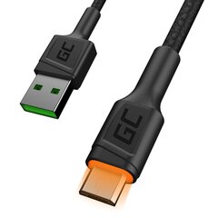 Green Cell KABGC04, USB - micro USB, 1.2m cena un informācija | Savienotājkabeļi | 220.lv