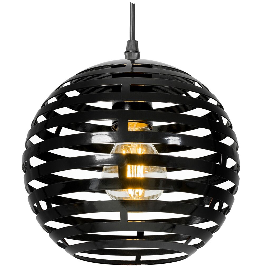 Piekaramā lampa Globe, Black цена и информация | Lustras | 220.lv