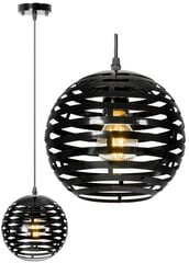Piekaramā lampa Globe, Black cena un informācija | Lustras | 220.lv