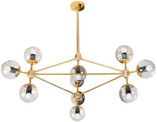 Piekaramā lampa Molecule Gold 10 cena un informācija | Lustras | 220.lv