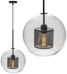 Piekaramā lampa Aura, 20 cm, Black цена и информация | Люстры | 220.lv