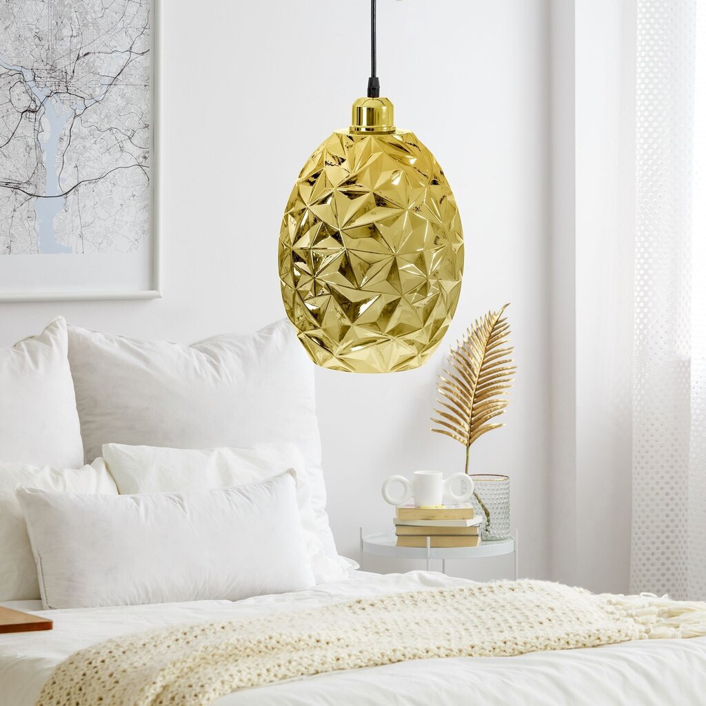 Piekaramā lampa Pendant, Gold cena un informācija | Lustras | 220.lv