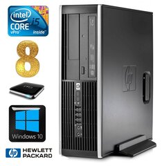 HP 8100 Elite SFF i5-650 8GB 1TB DVD WIN10 [atjaunots] cena un informācija | Stacionārie datori | 220.lv