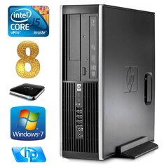 HP 8100 Elite SFF i5-650 8GB 1TB DVD WIN7Pro [refurbished] цена и информация | Стационарные компьютеры | 220.lv