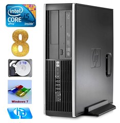 HP 8100 Elite SFF i5-650 8GB 2TB DVD WIN7Pro [refurbished] цена и информация | Стационарные компьютеры | 220.lv