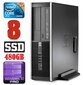 HP 8100 Elite SFF i5-650 8GB 480SSD DVD WIN10Pro [atjaunots] цена и информация | Stacionārie datori | 220.lv