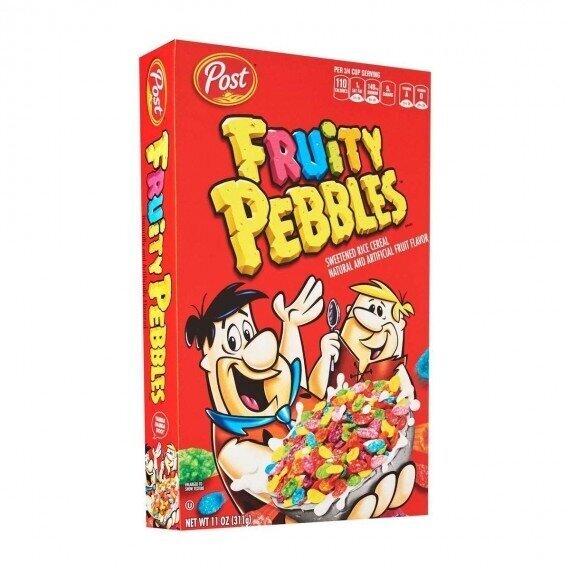 Pārslas bez glutēna Post Fruity Pebbles, 314 g cena un informācija | Brokastu pārslas | 220.lv