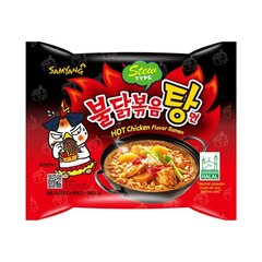Ļoti pikanti makaroni korejiešu gaumē Ramen Chicken Stew, 140 g cena un informācija | Makaroni | 220.lv