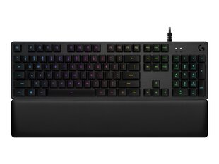 Проводная игровая клавиатура Logitech G513 Carbon GX (NO), черная цена и информация | Клавиатуры | 220.lv