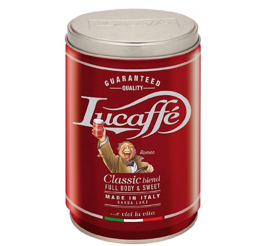 Lucaffe Classic maltā kafija 100% Arabica, 250 g cena un informācija | Kafija, kakao | 220.lv