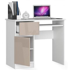 Письменный стол NORE Piksel, левый вариант, белый цена и информация | Компьютерные, письменные столы | 220.lv