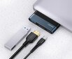 USAMS SJ492 USB-C centrmezgls uz 1xUSB, 1xUSB-C, 1xHDMI, Melns cena un informācija | Adapteri un USB centrmezgli | 220.lv