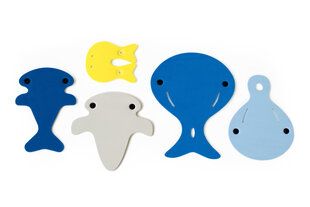 Kutopija - Vannas rotaļlietas - Dziļās jūras vaļi, Quut 171065 cena un informācija | Rotaļlietas zīdaiņiem | 220.lv