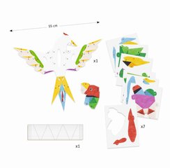 Papīra māksla - 3D plakāts - Amazones putns, Djeco DJ09448 cena un informācija | Attīstošās rotaļlietas | 220.lv