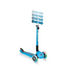 Trīsriteņu skrejritenis Globber Go-Up Deluxe Lights, gaiši zils, 646-101 цена и информация | Самокаты | 220.lv