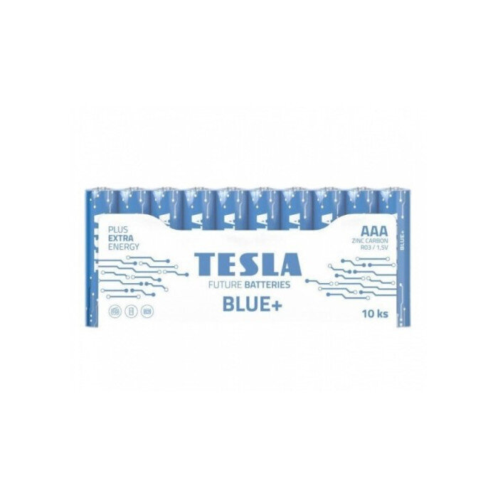 Baterijas TESLA AAA Blue + R03 10gab. cena un informācija | Baterijas | 220.lv