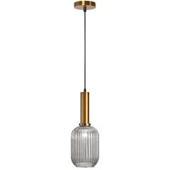 Piekaramā lampa Retro Glass A, Transparent cena un informācija | Lustras | 220.lv