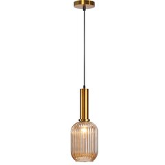 Piekaramā lampa Retro Glass A, Orange cena un informācija | Lustras | 220.lv