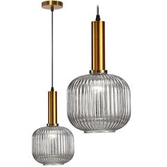 Piekaramā lampa Retro Glass B, Transparent cena un informācija | Lustras | 220.lv
