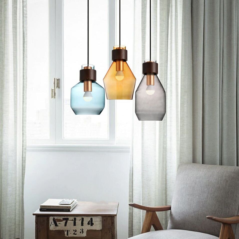 Piekaramā lampa Modern Retro, Grey cena un informācija | Lustras | 220.lv