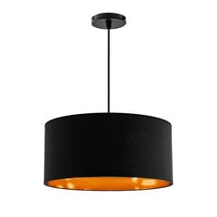 Piekaramā lampa Classic Black/Gold, 44 cm cena un informācija | Lustras | 220.lv