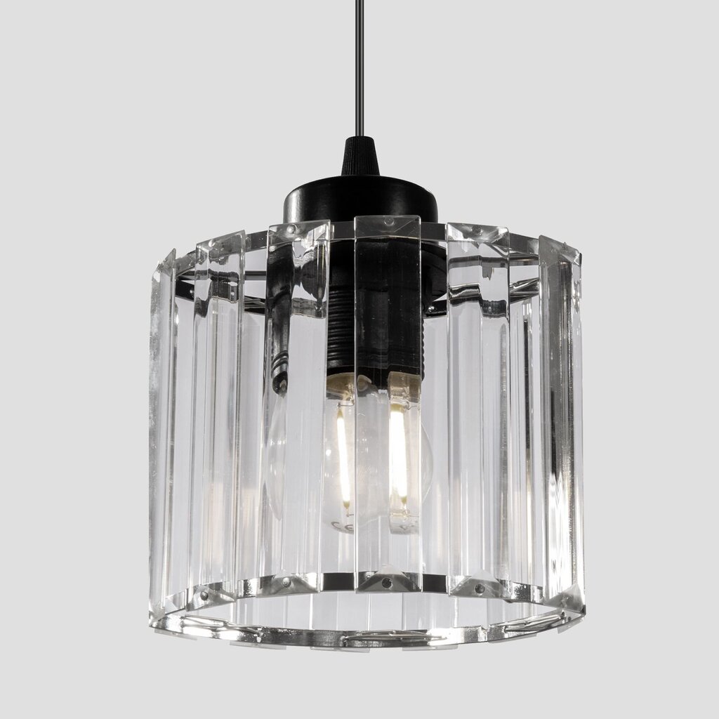 Piekaramā lampa Crystal Chic, Black cena un informācija | Lustras | 220.lv