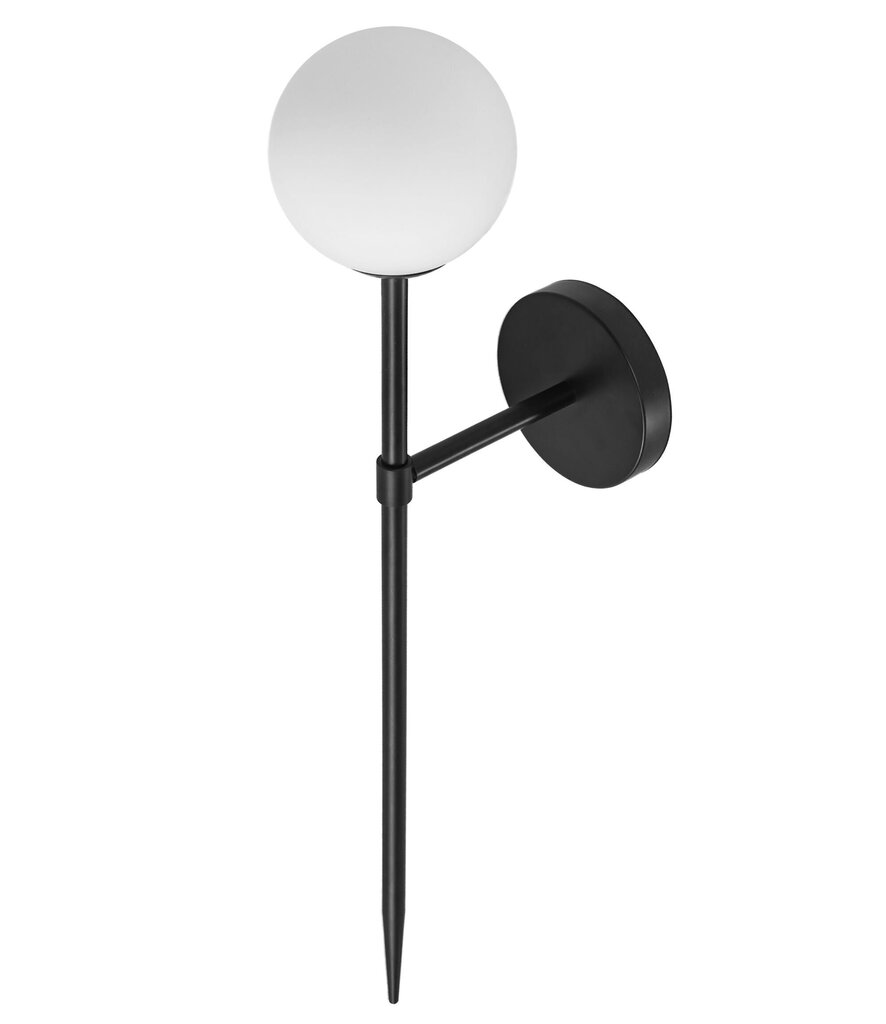 Sienas lampa Modern Ball, 52 cm, Black cena un informācija | Sienas lampas | 220.lv