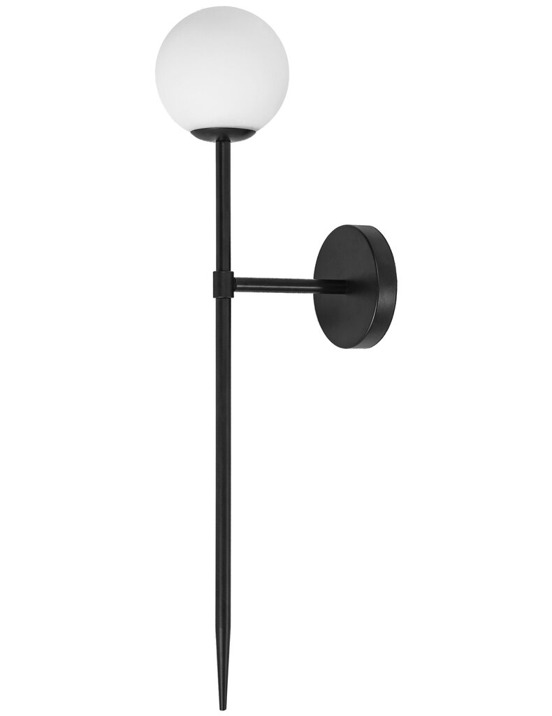 Sienas lampa Modern Ball, 75 cm, Black cena un informācija | Sienas lampas | 220.lv