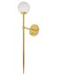 Sienas lampa Modern Ball, 75 cm, Gold цена и информация | Sienas lampas | 220.lv